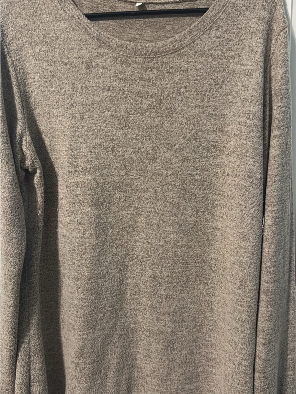 Men's Crewneck Sweater in Taupe - Lightweight Everyday Knit